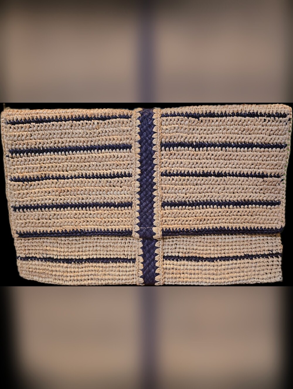 Mar Y Sol For Tommy Bahama Raffia clutch Purse.
